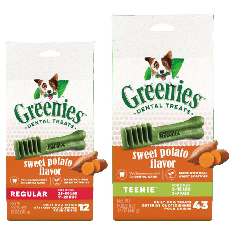 Greenies Sweet Potato Dog Treat Pack 340g