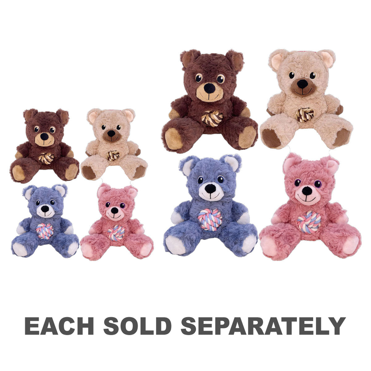 Kong Knots Teddy Toy (1pc Random)