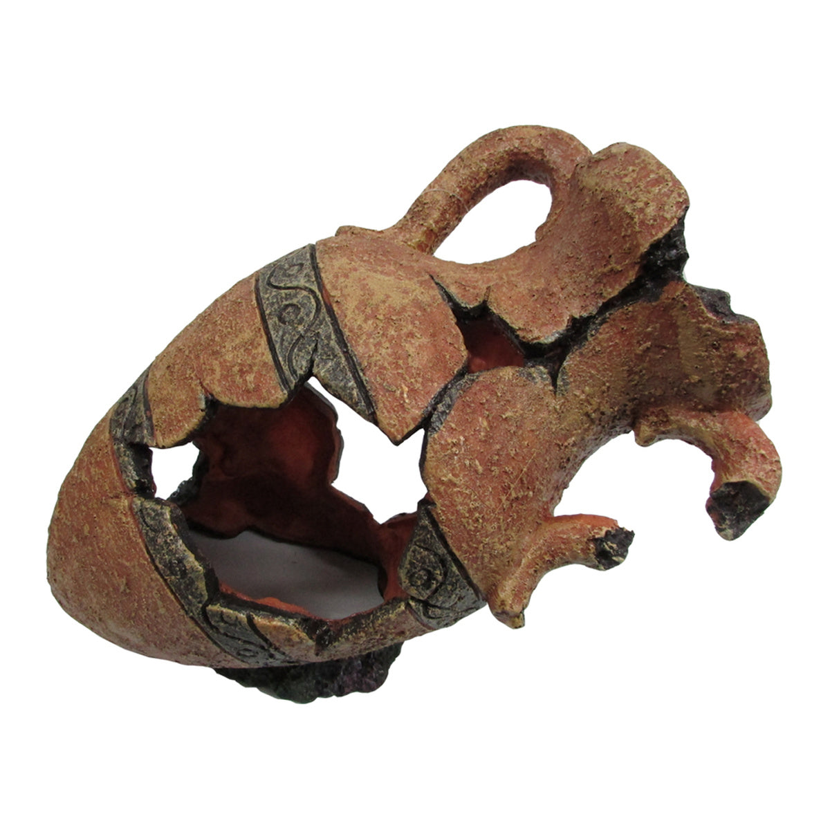 iPetz Broken Grecian Urn Reptile Accessory (30x19x17cm)