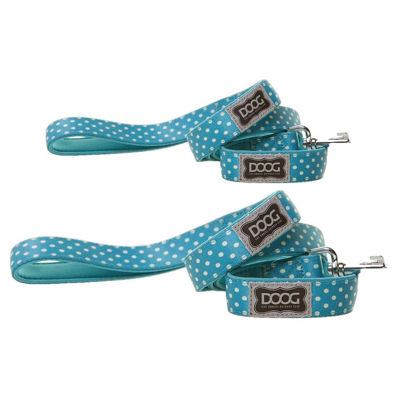 Doog Snoopy Blue Polkadot Dog Lead