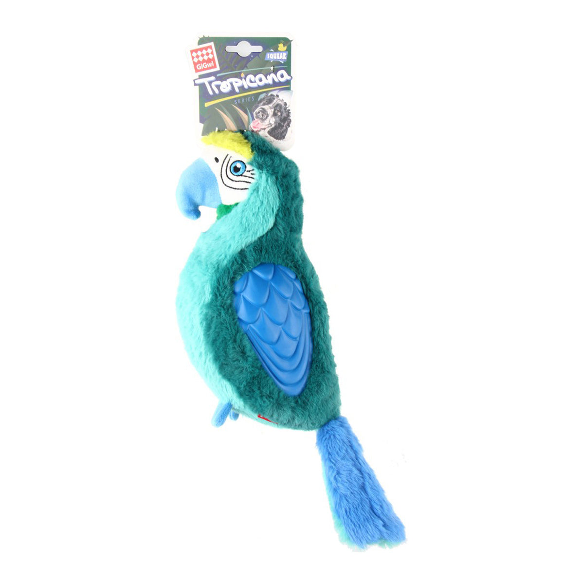 Gigwi Tropicana Parrot Dog Toy
