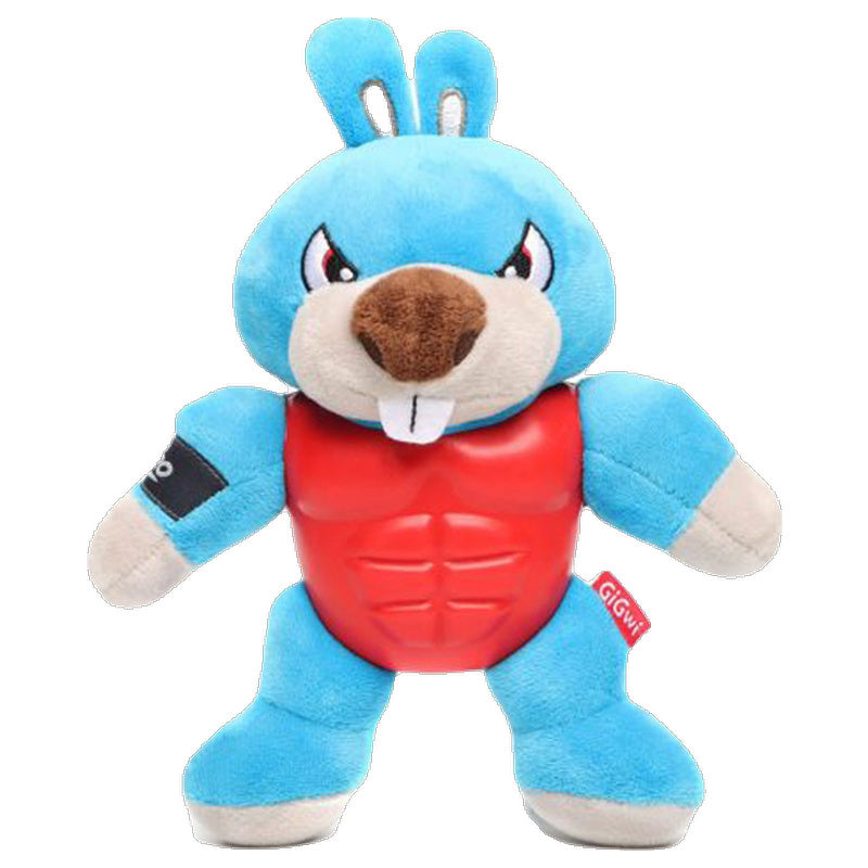 Gigwi Im Hero Armour Plush with Squeak Dog Toy