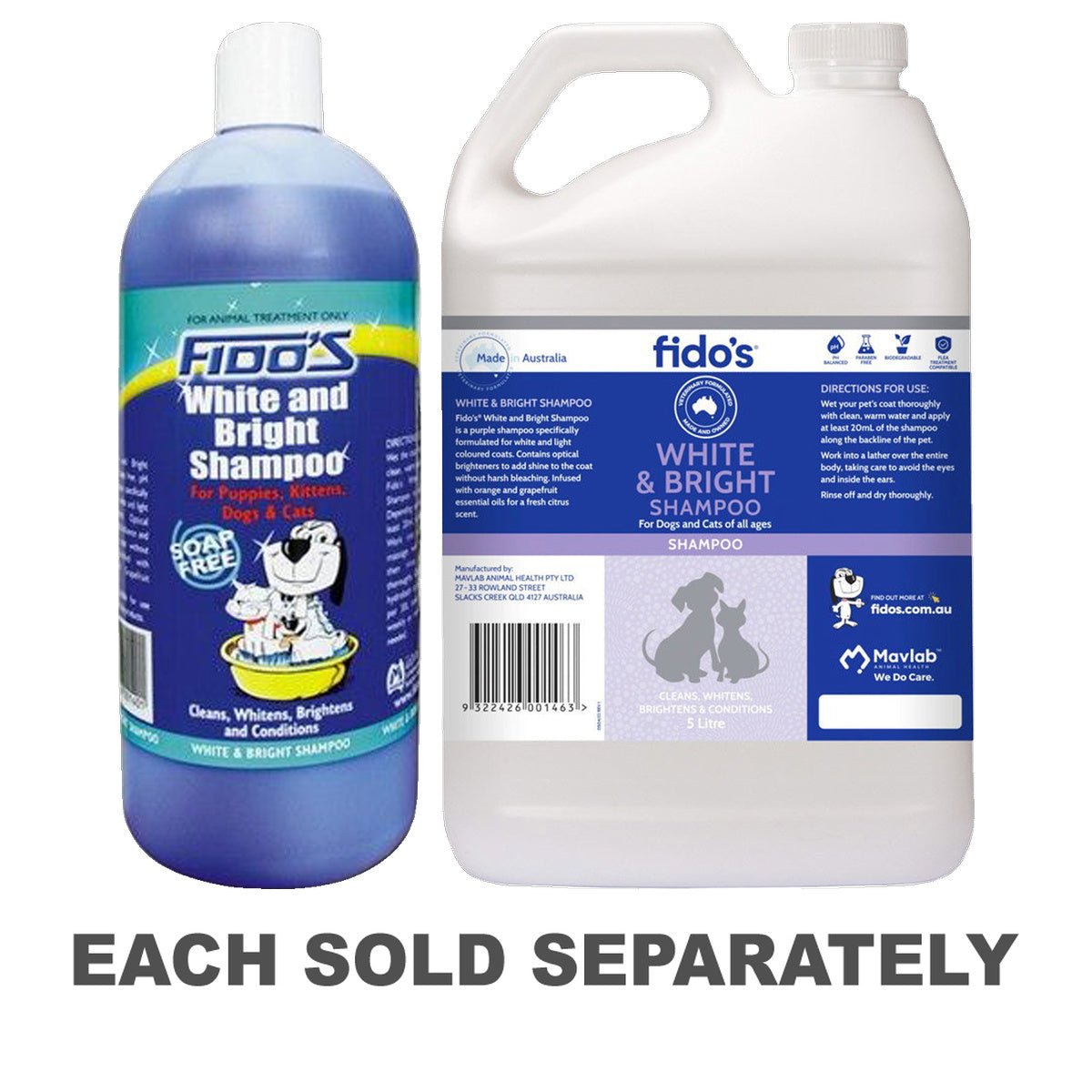 Fido White & Bright Dog Shampoo