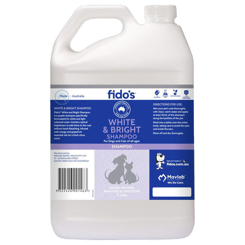 Fido White & Bright Dog Shampoo