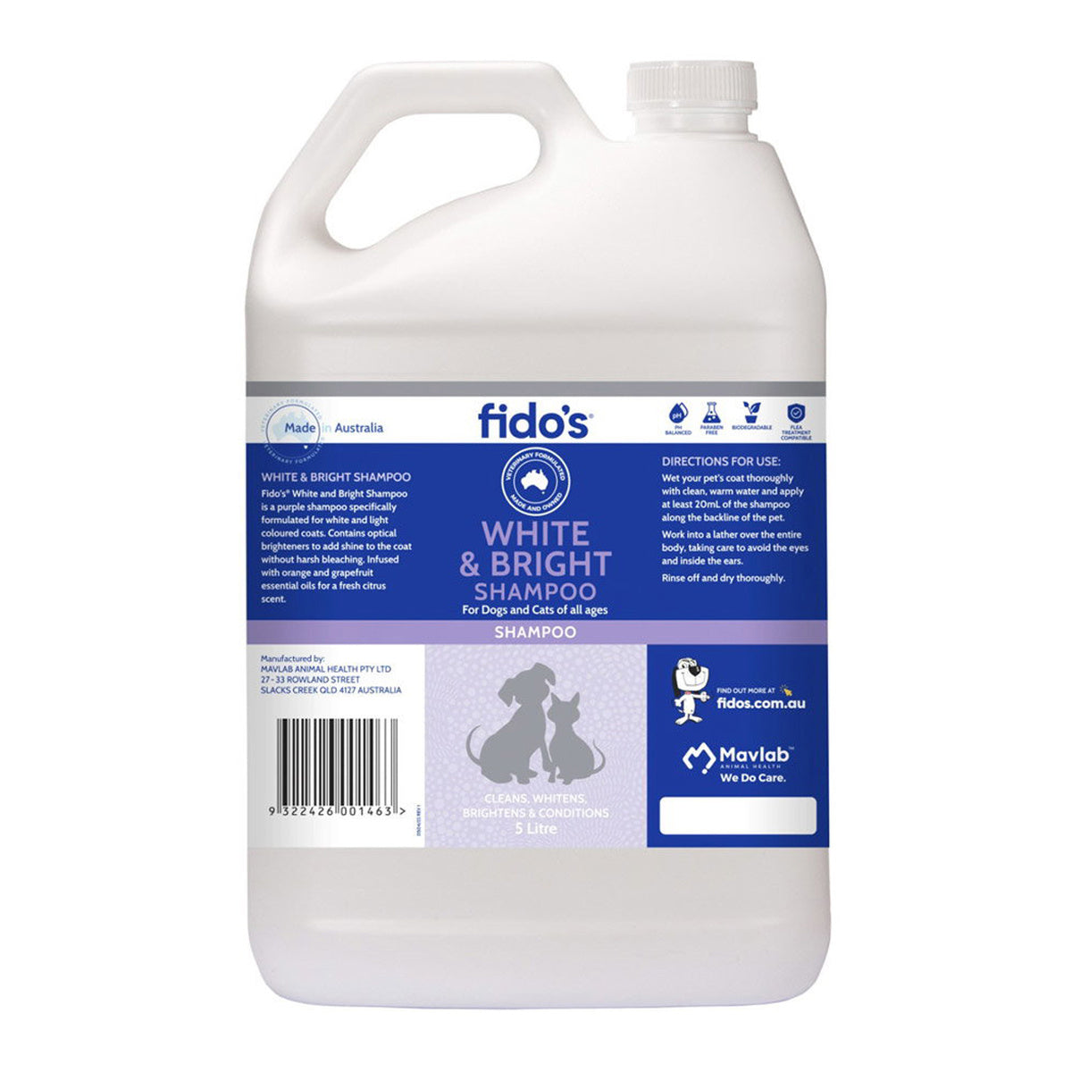 Fido White & Bright Dog Shampoo