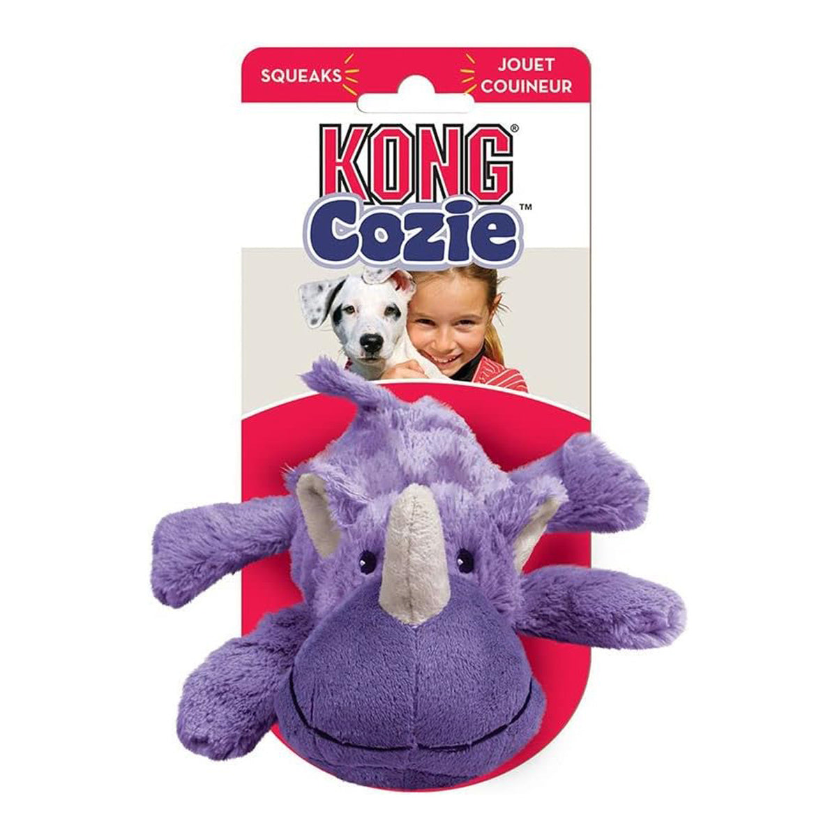 Kong Cozie Rosie Rhino Plush Toy