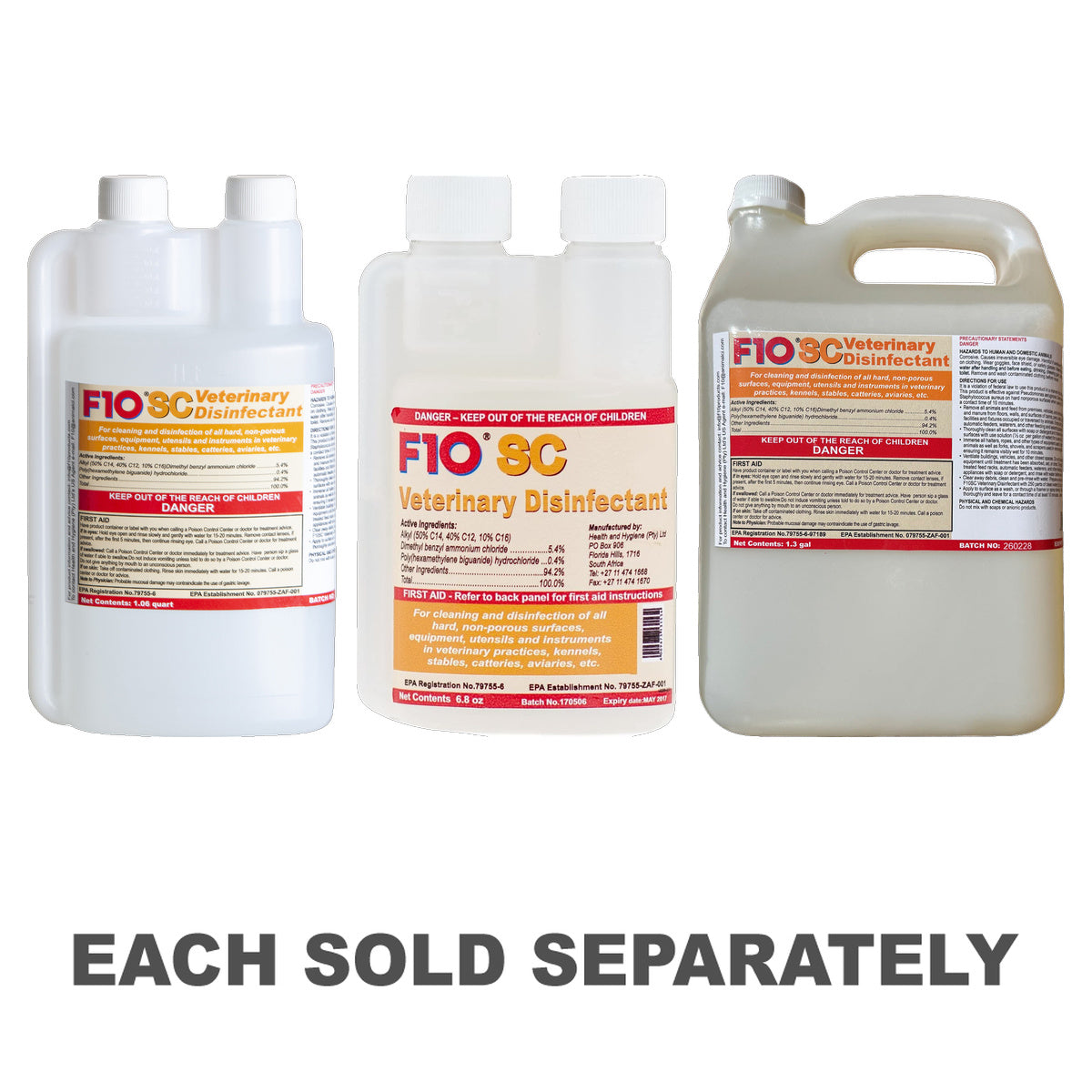 F10SC Vet Disinfectant Cleaner