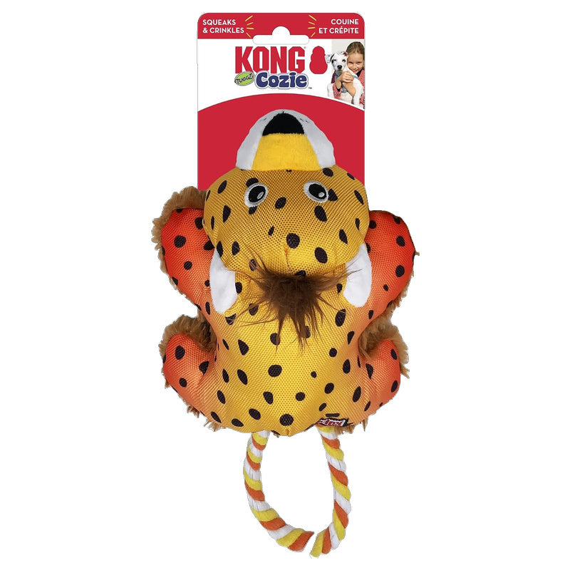 Kong Cozie Tuggz Cheetah Plush Toy