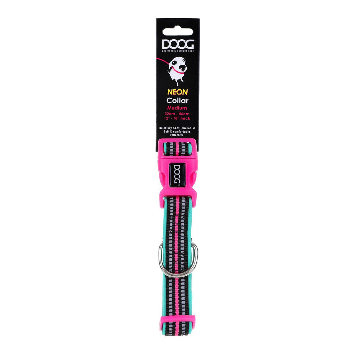 Doog Rin Tin Tin Neon Dog Collar