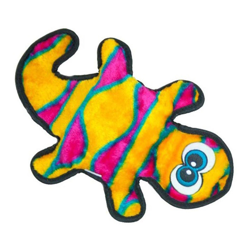 Outward Hound Invincible Gecko w/ 2 Squeaker (Red & Orange)