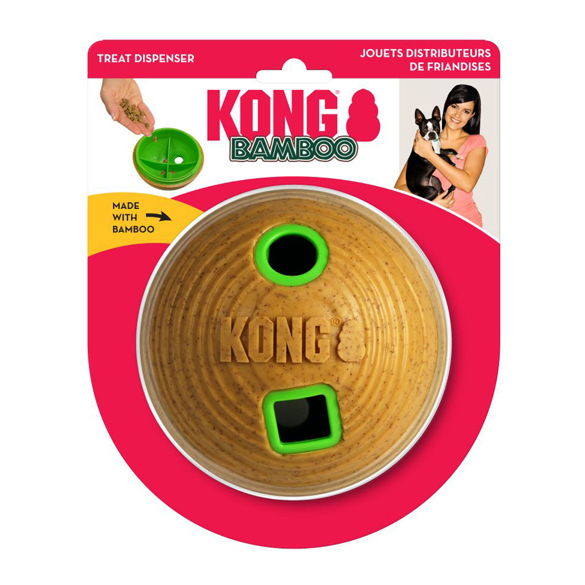 Kong Bamboo Feeder Ball Toy