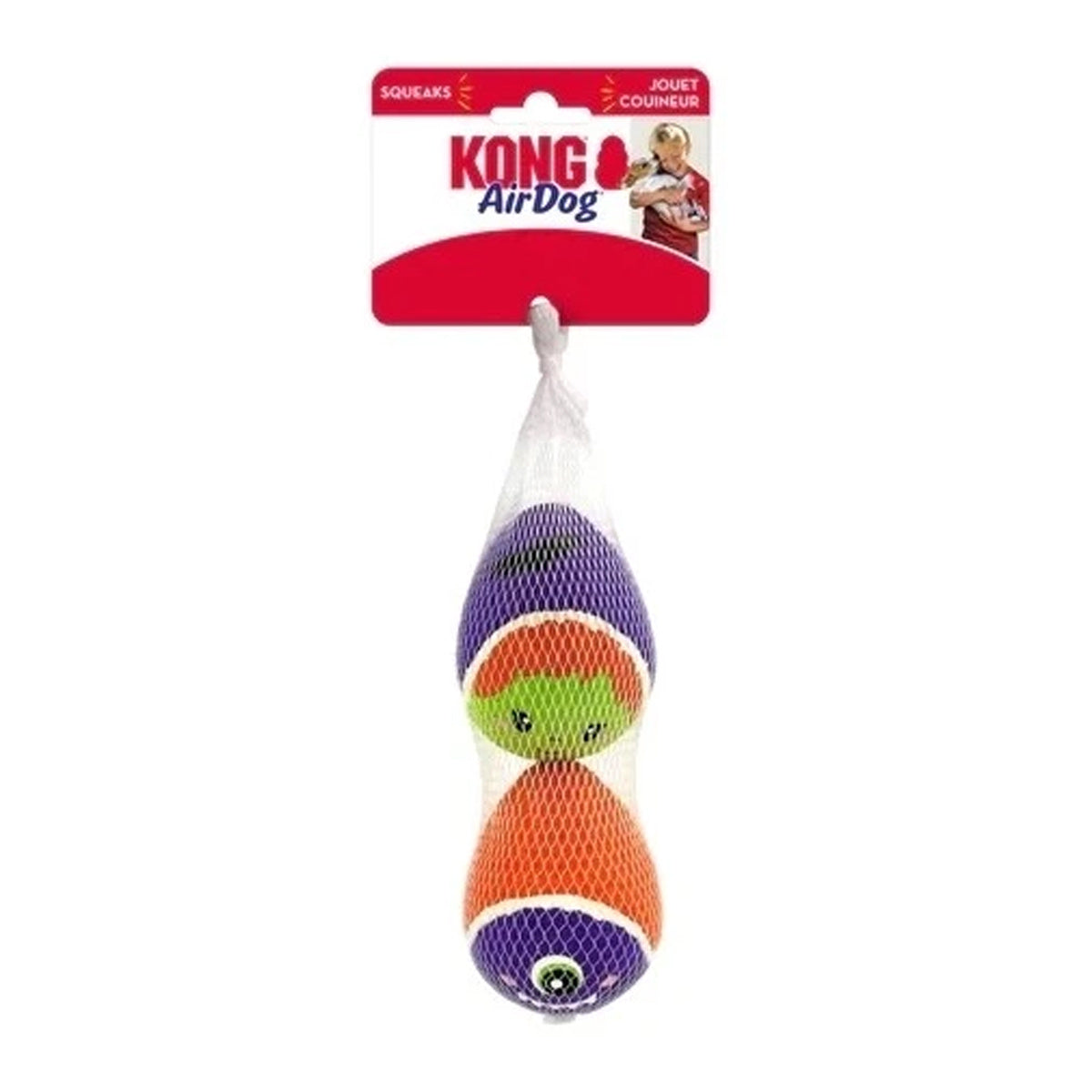 Kong Halloween AirDog Squeaker Toy Egg 2-Pack (Medium)