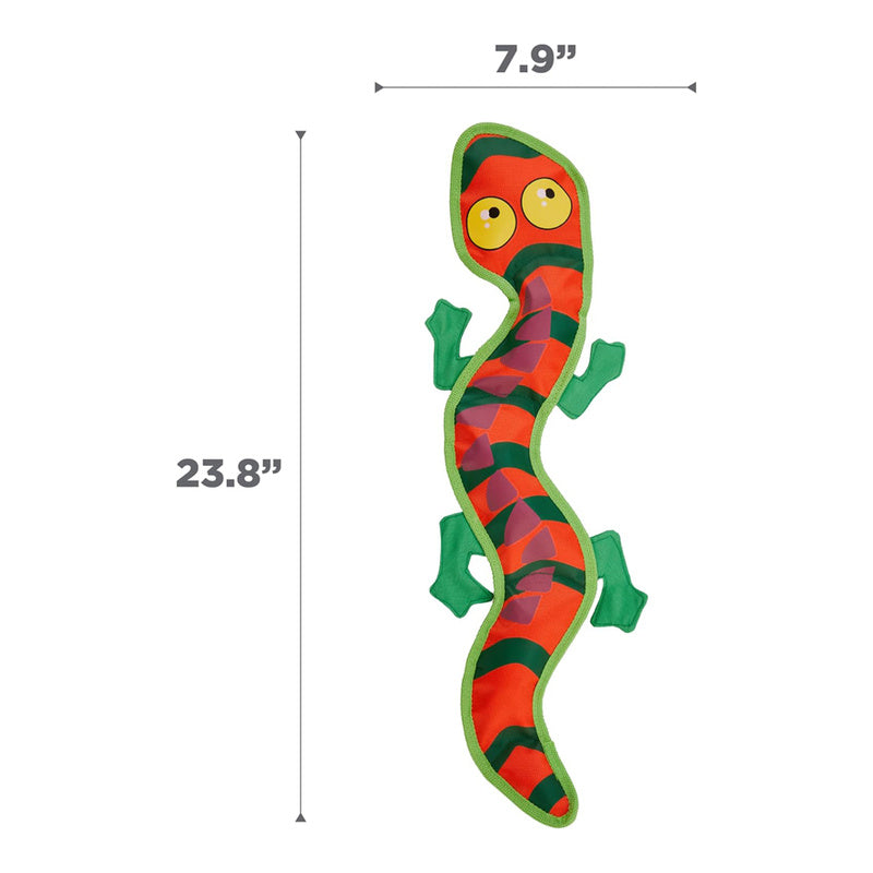 Outward Hound Orange Exotic Lizard Fire Biterz Toy (Large)