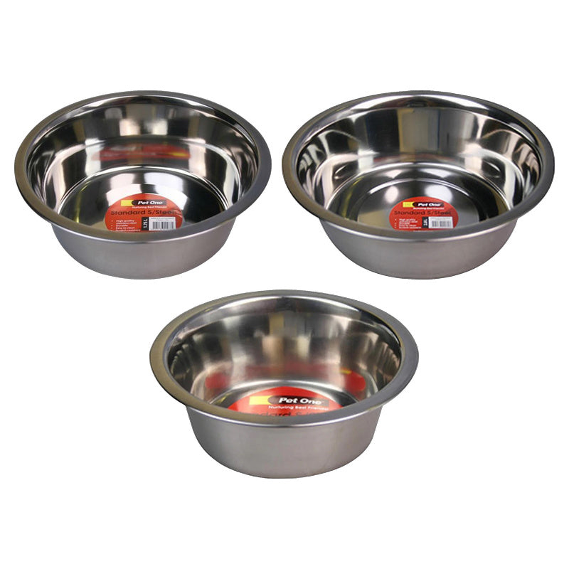 Pet One Standard Stainless Steel Bowl