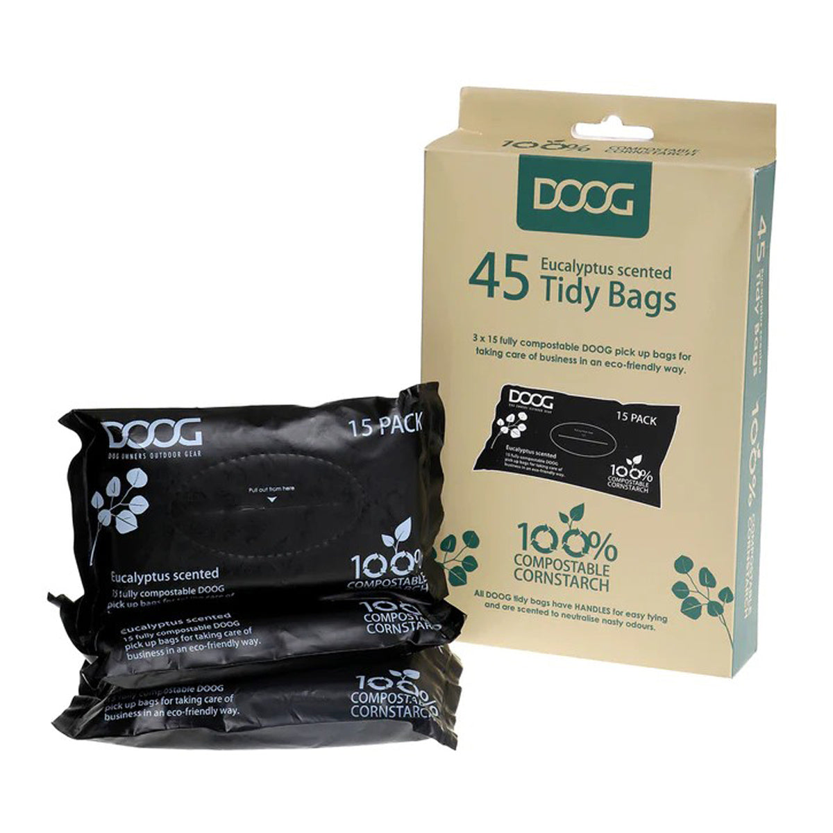 Doog Compostable Bags (3 Packs of 15)