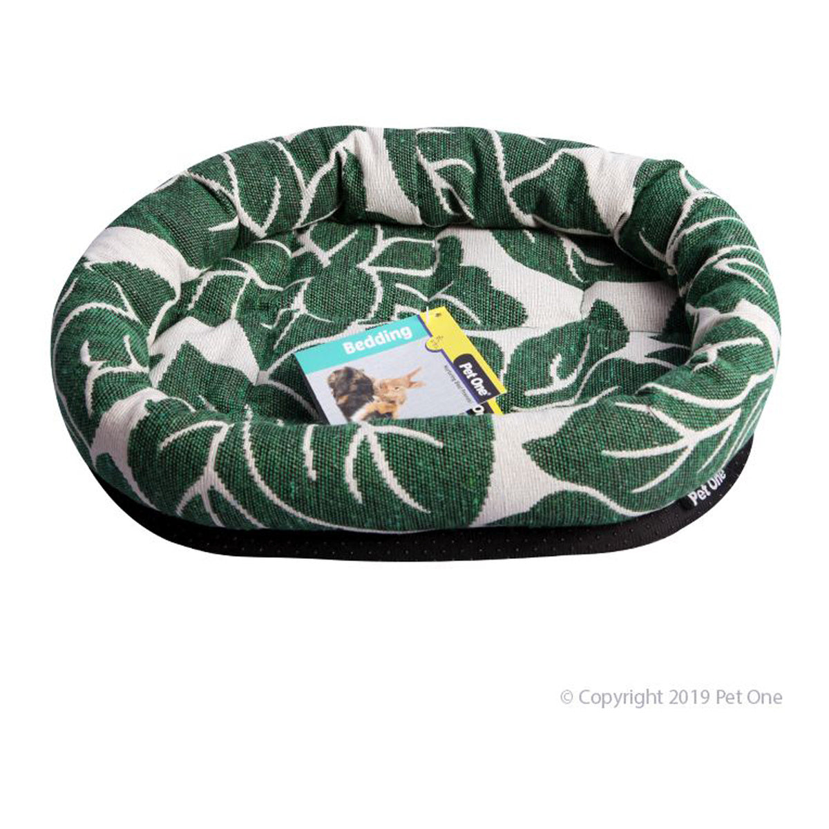 Pet One Small Lounger Tropical Leaf Bed