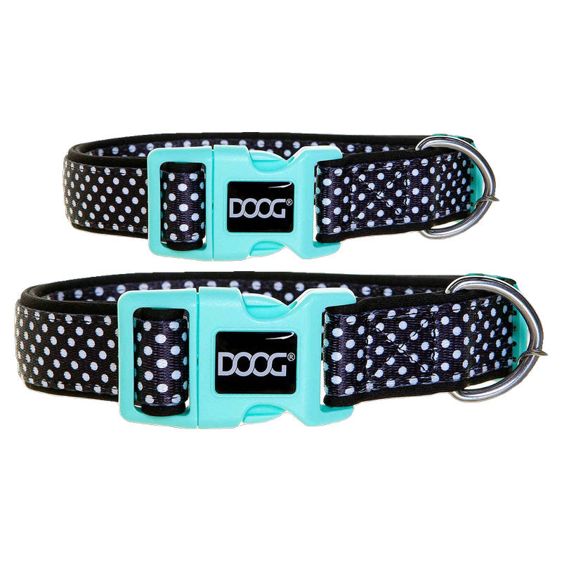 Doog Pongo Collar (Black with White Spots)