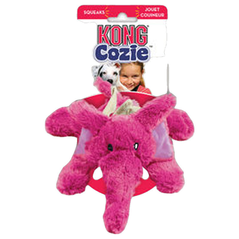 Kong Cozie Elmer Elephant Plush Toy