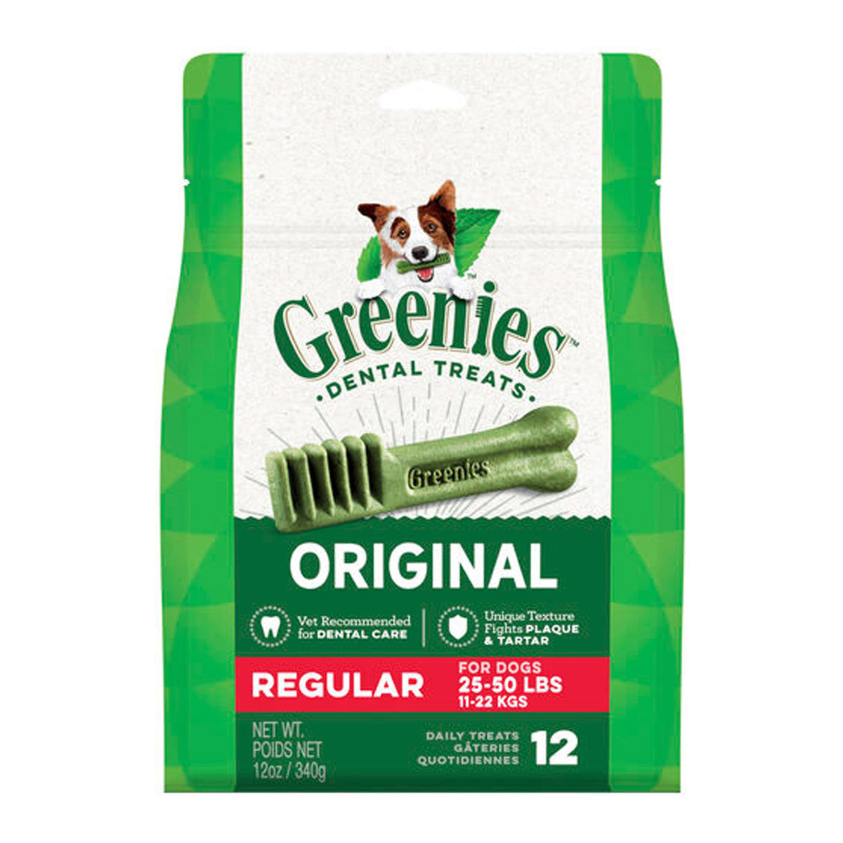 Greenies Dog Treat Pack 340g