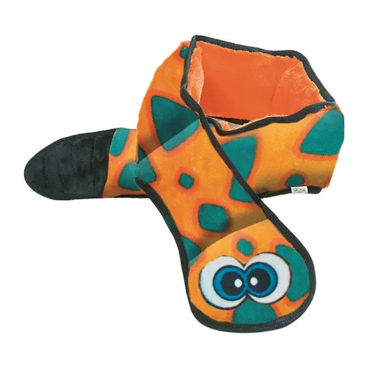 Outward Hound Invincible Snake Dog Toy (Orange & Blue)
