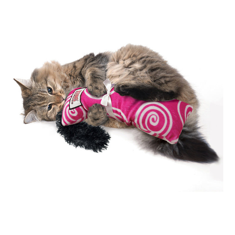 Kong Cat Kickeroo Cat Toy Swirl Pattern