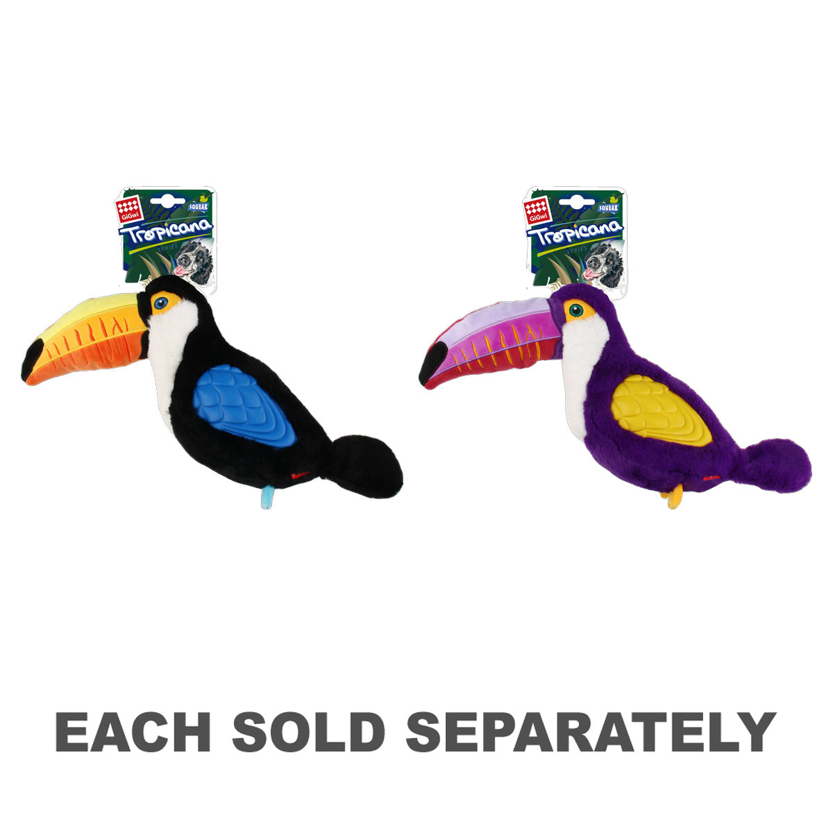 Gigwi Tropicana Toucan Dog Toy