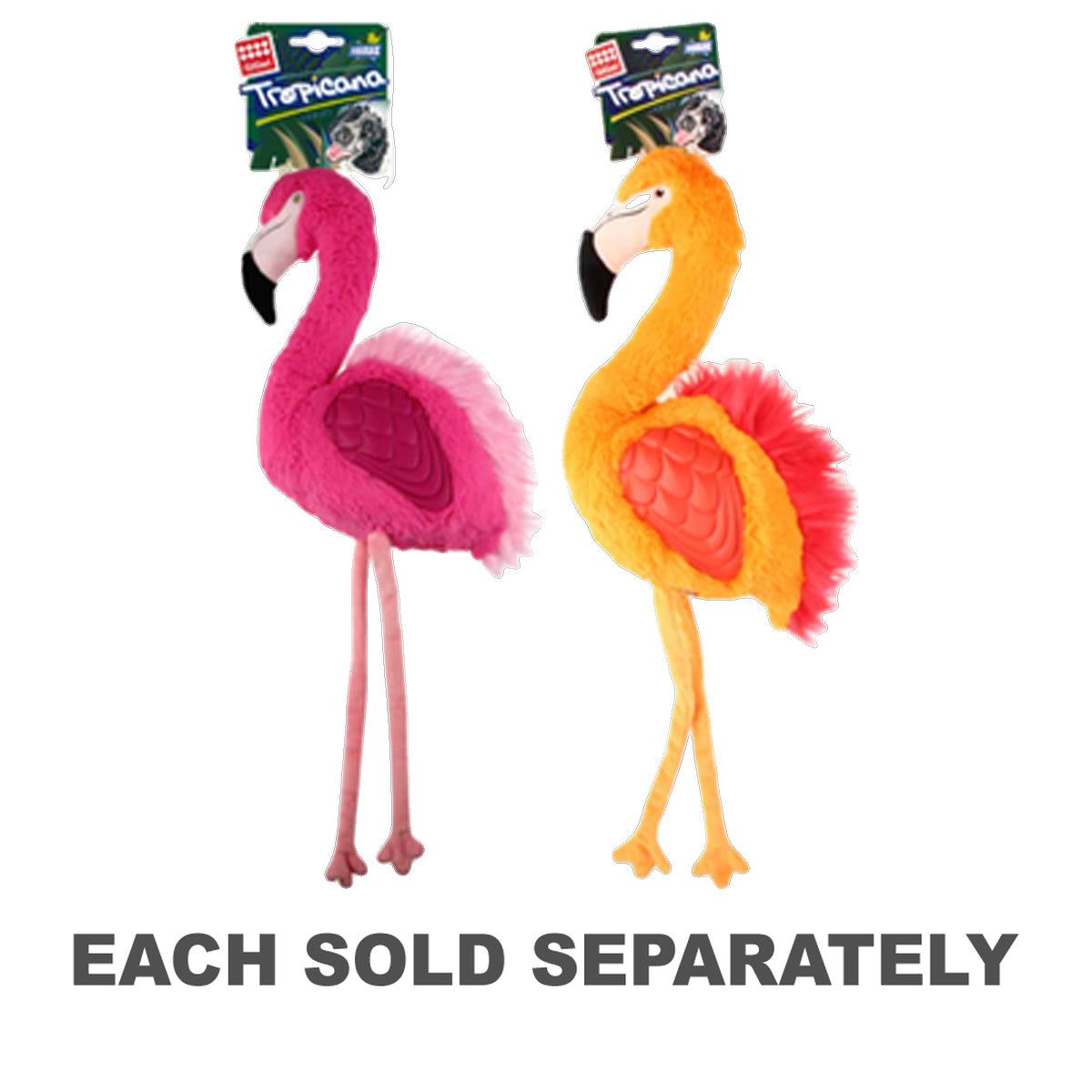 Gigwi Tropicana Flamingo Dog Toy