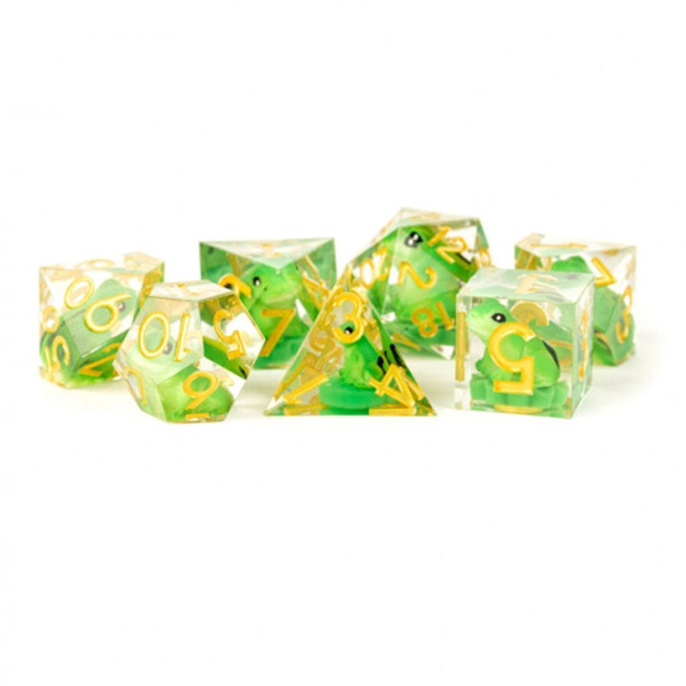 MDG Handcrafted Sharp Edge Resin Dice Set