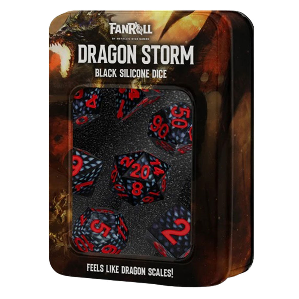 MDG Dragon Storm Scale Silicone Dice Set 16mm