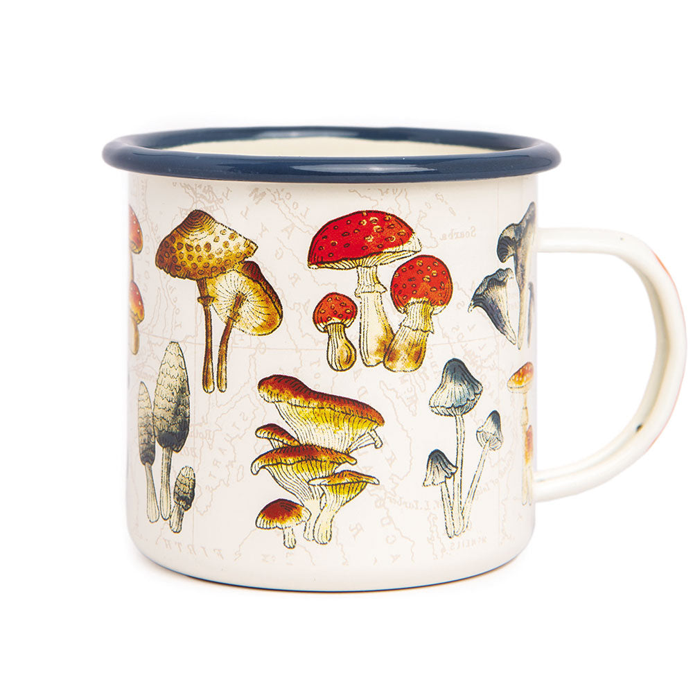 Mushroom Enamel Mug 500mL