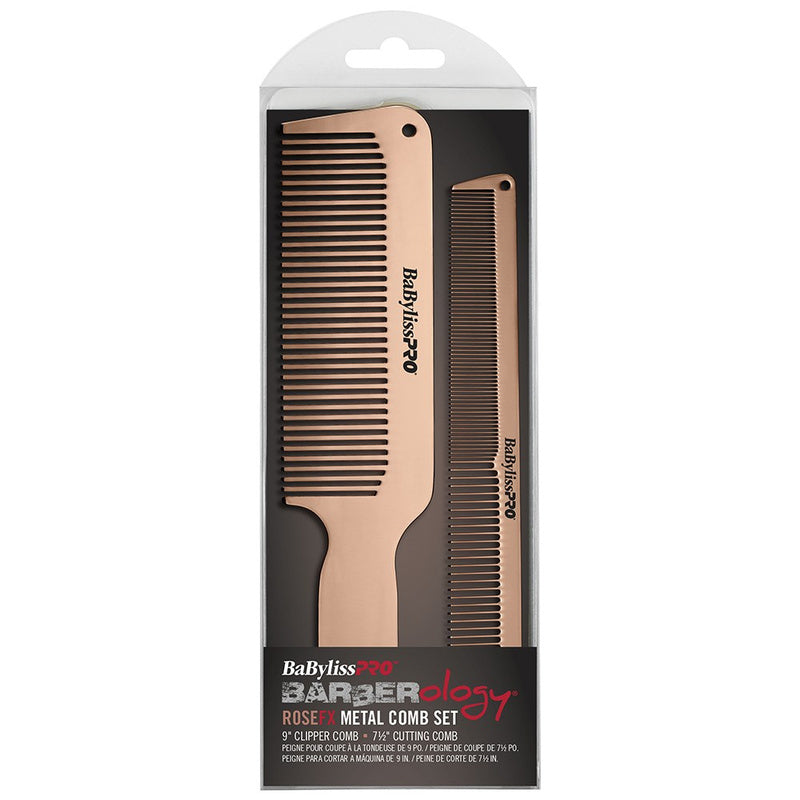 BaBylissPRO RoseFX Metal Comb Set