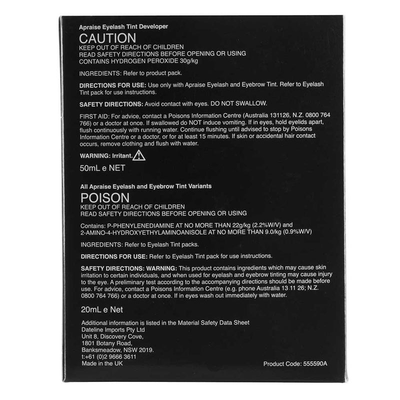 Apraise Eyelash and Eyebrow Tint Kit 7pc