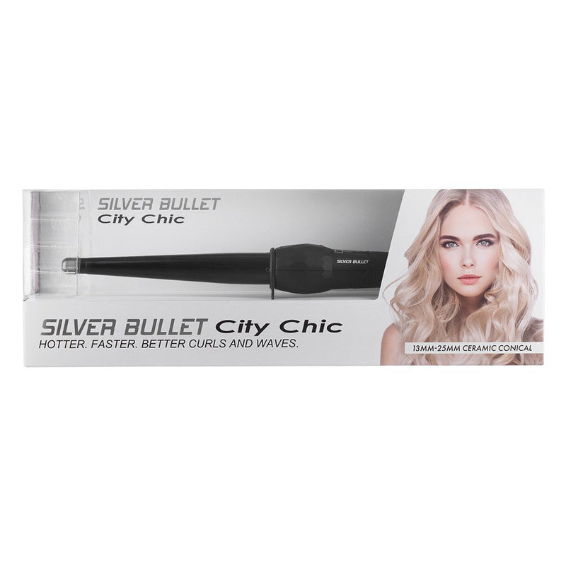 Silver Bullet City Chic Conical Curling Iron (Regular)