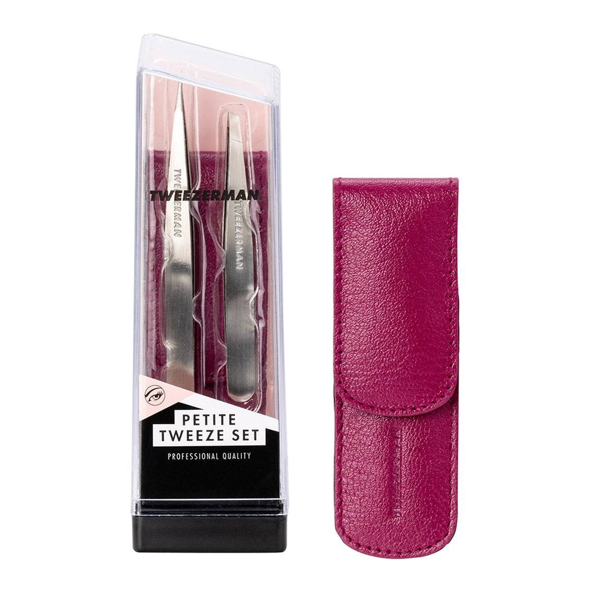 Tweezerman Studio Petite Tweeze Set (Pink)