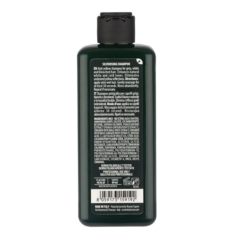 Screen for Man Silverising Shampoo 250mL