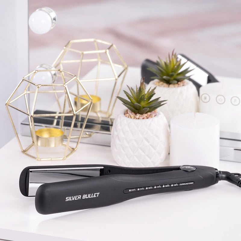 Silver Bullet Keratin 230 Titanium Wide Plate Hair Straightener