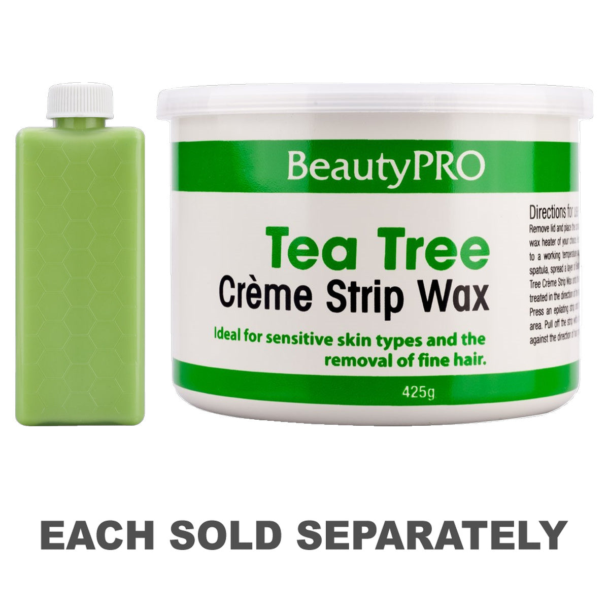 BeautyPRO Tea Tree Creme Strip Wax