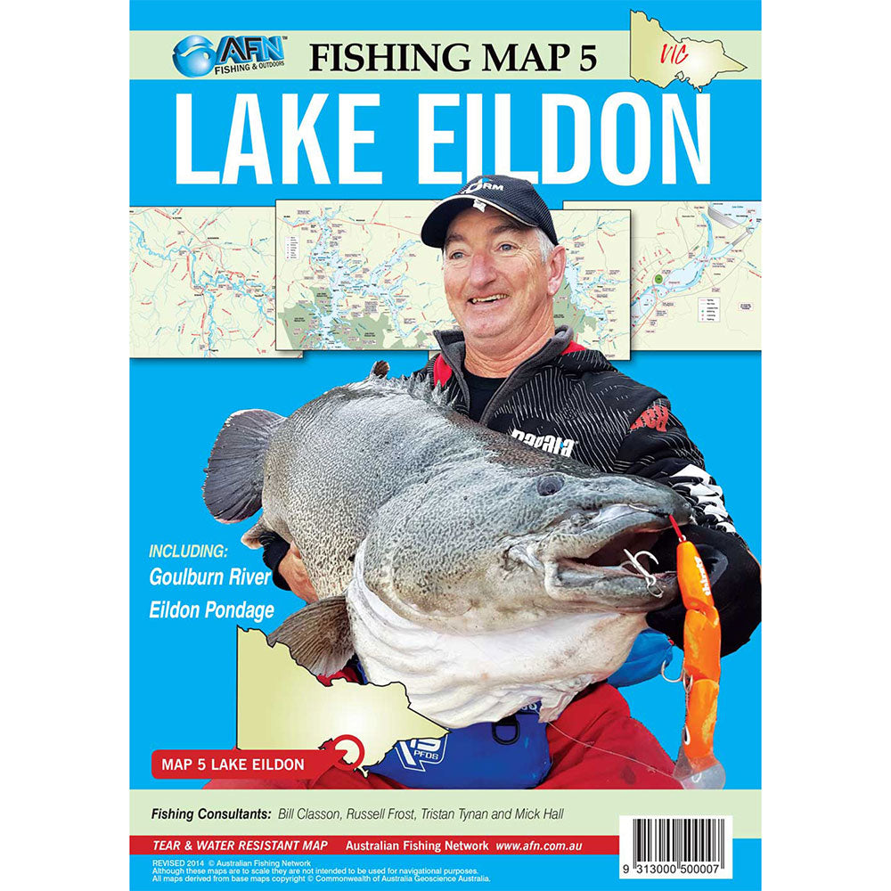 Lake Eildon Map