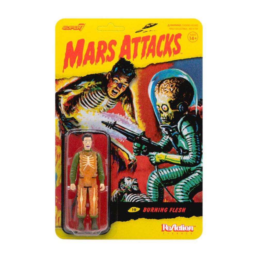 Mars Attacks Burning Flesh ReAction 3.75" Action Figure