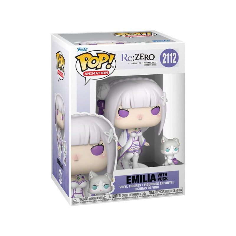 Re:Zero Starting Life in Another World Emilia & Puck Pop!