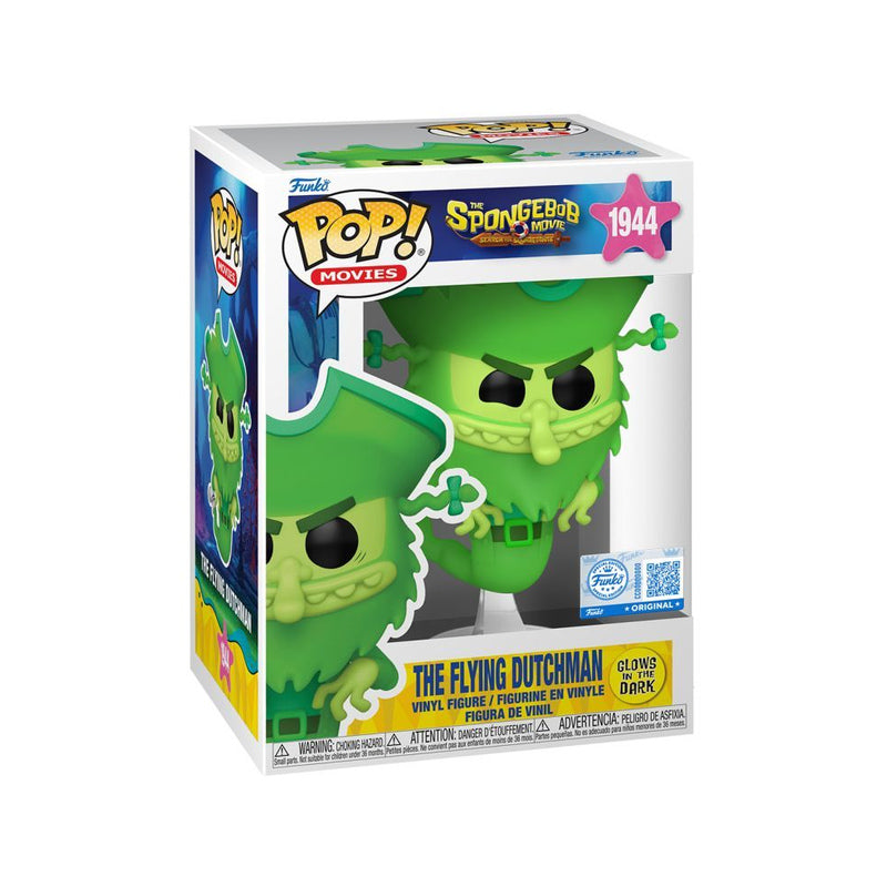SpongeBob Movie 2025 The Flying Dutchman Glow Pop! US Ex.