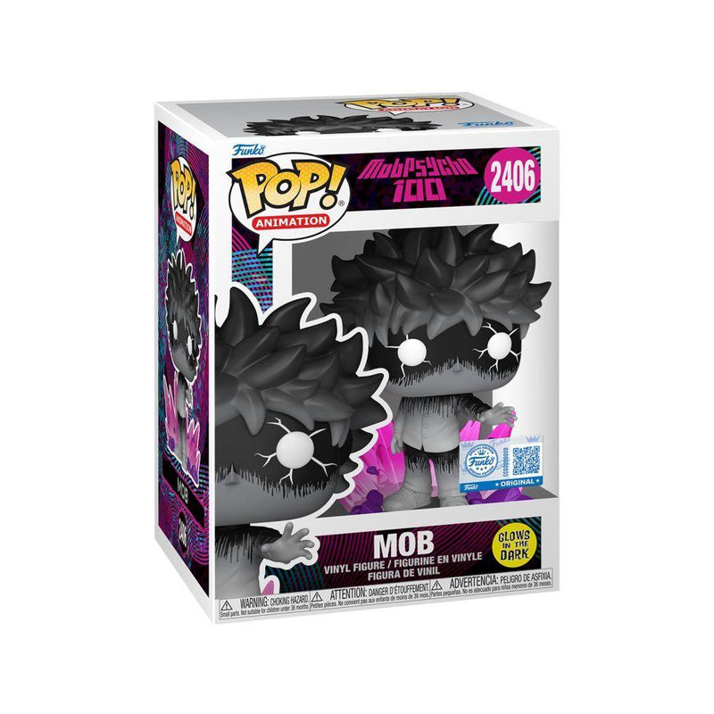 Mob Psycho 100 Mob with Aura US Exclusive Glow Pop! Vinyl