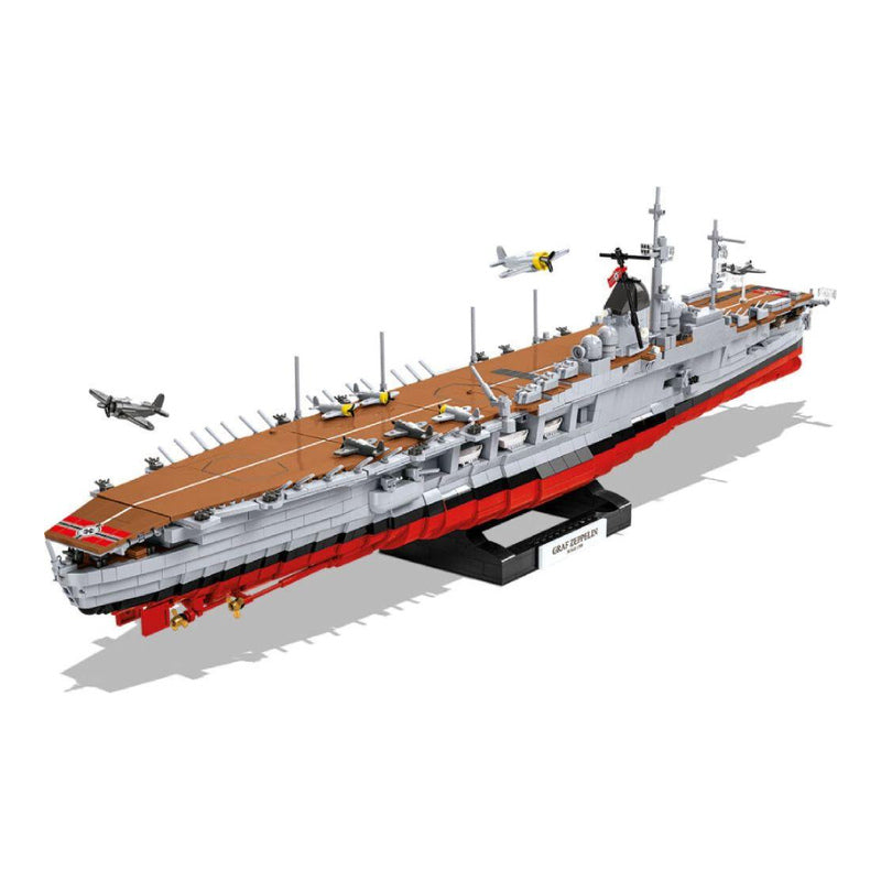 World War 2 Aircraft Carrier Graf Zeppelin (3136 Piece Kit)