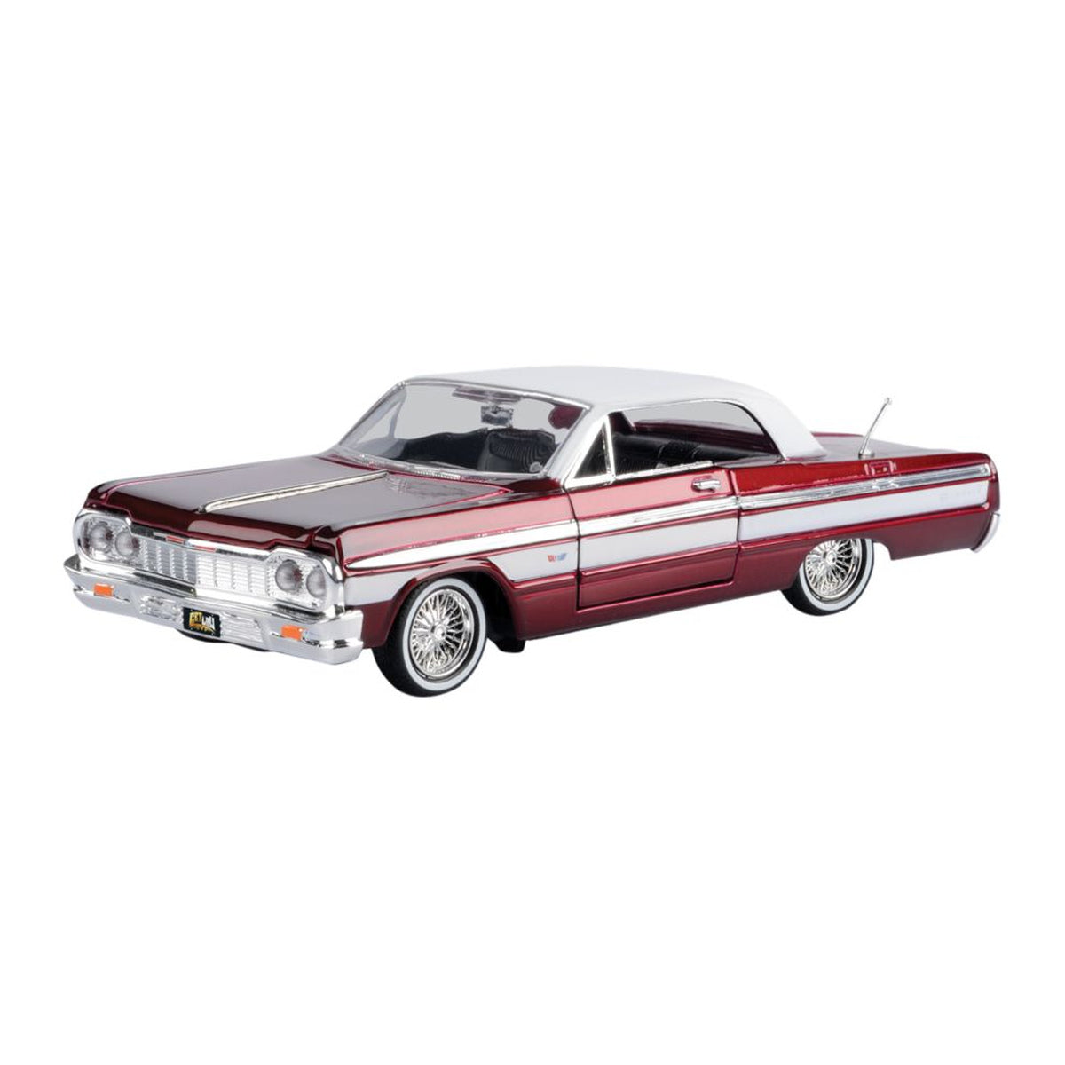Get Low 1964 Chevy Impala Metallic Red 1:24 Diecast Vehicle