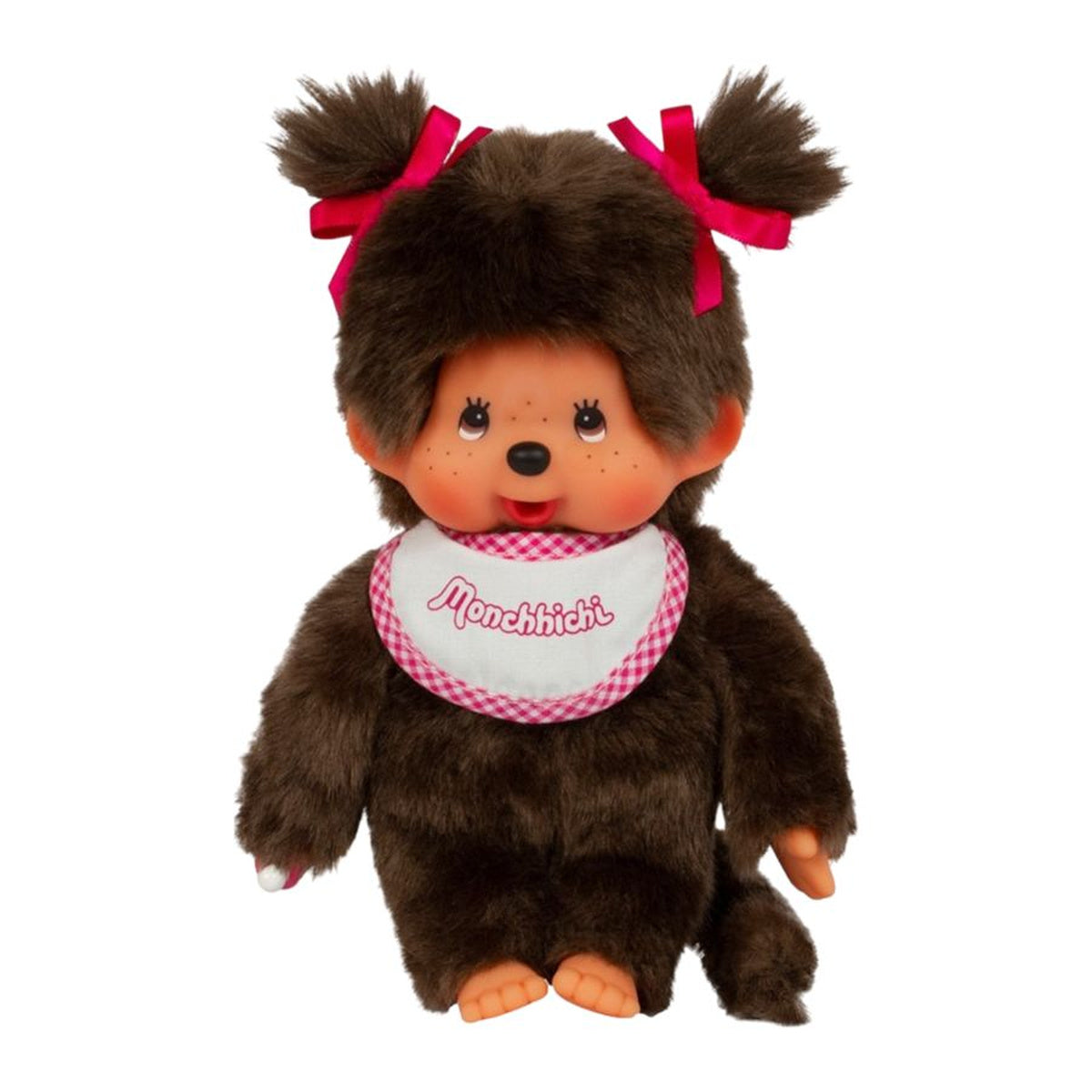 Monchhichi Girl Classic Pink Plush Doll