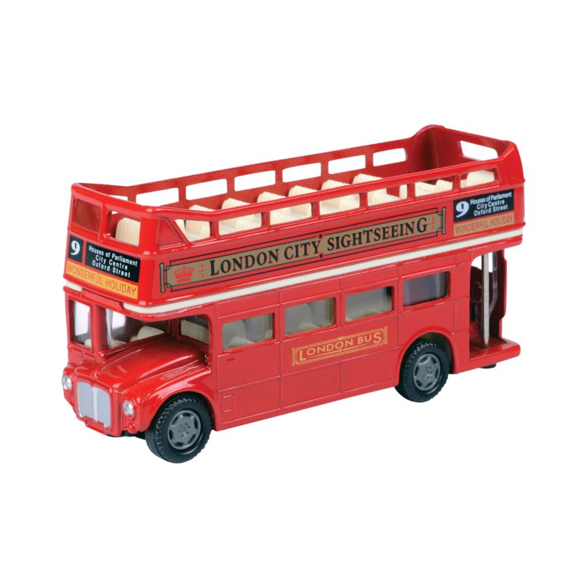Metro Town 4.5″ London Open Top Bus Die-Cast Vehicle