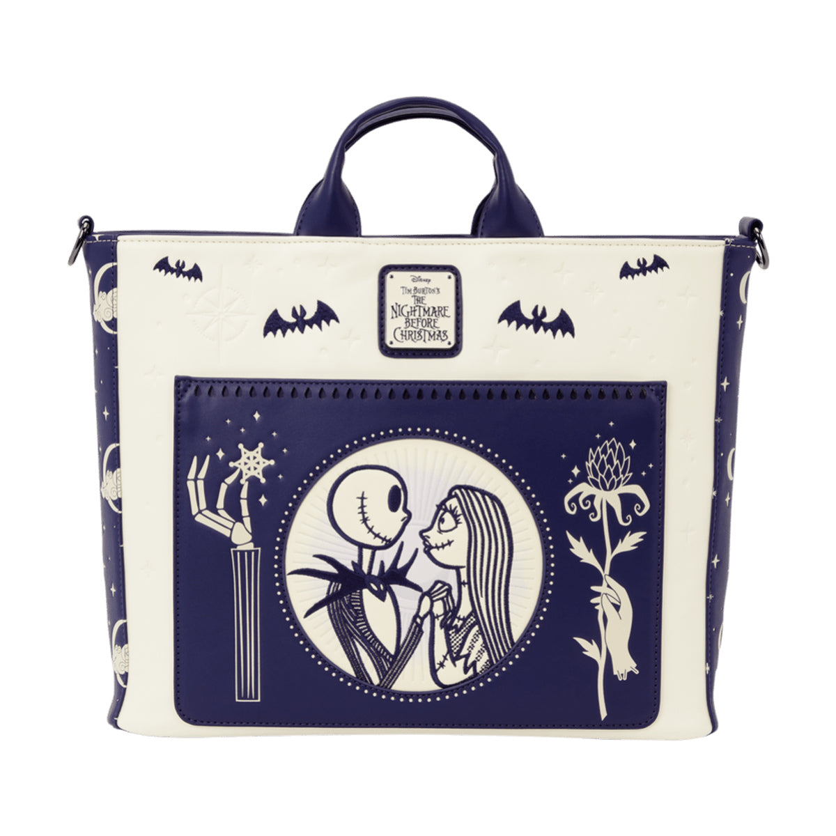 TNBC Jack & Sally Night Sky Convertible Backpack & Tote Bag