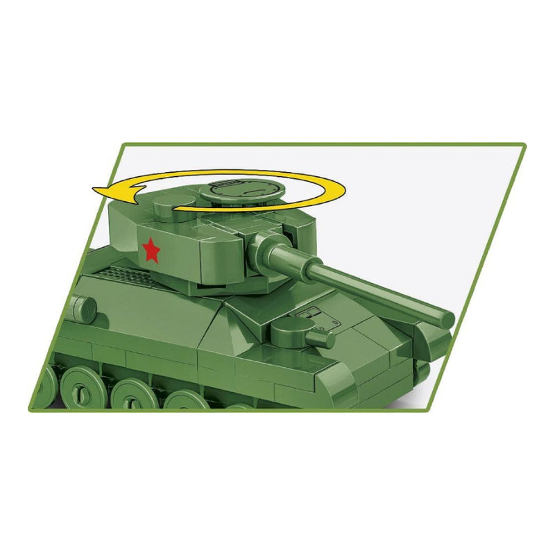 World War 2 T-34-85 Tank (110 Piece Kit)