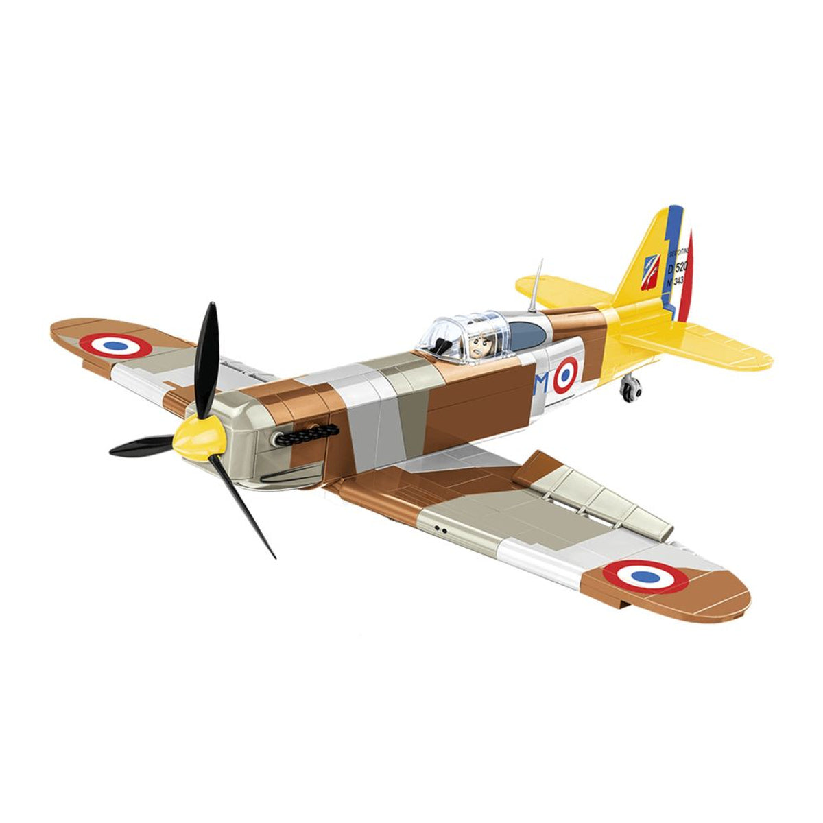 World War 2 Dewoitine D.520 (328 Piece Kit)