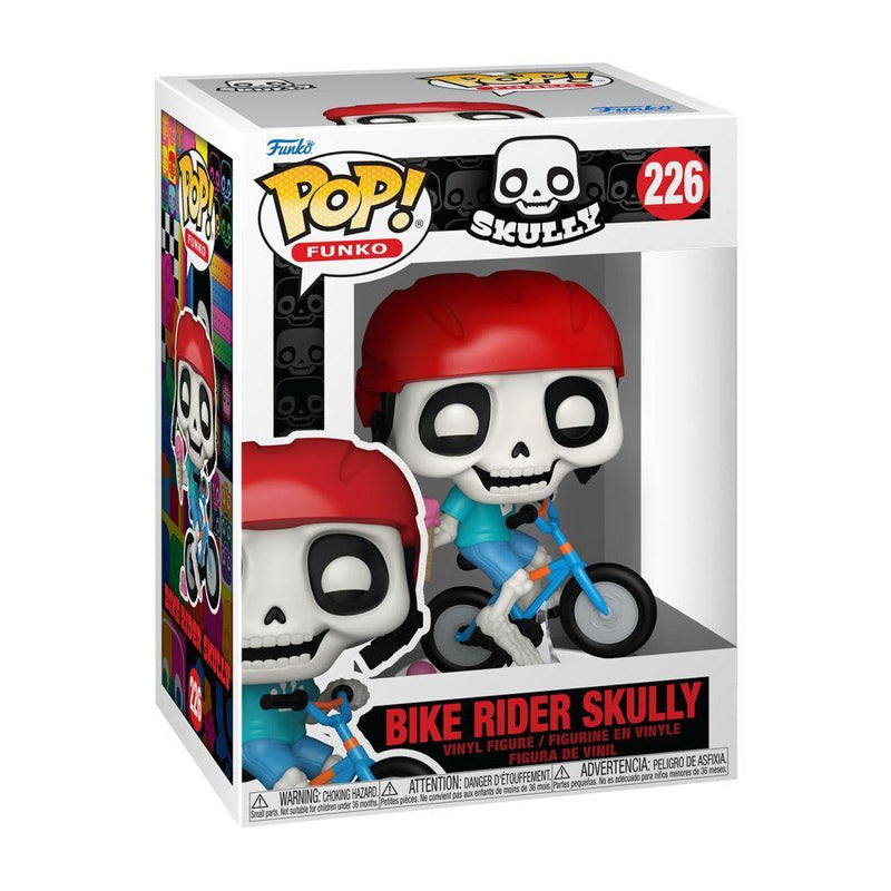 Skeleton Summer Bike Rider Skully Pop! Vinyl
